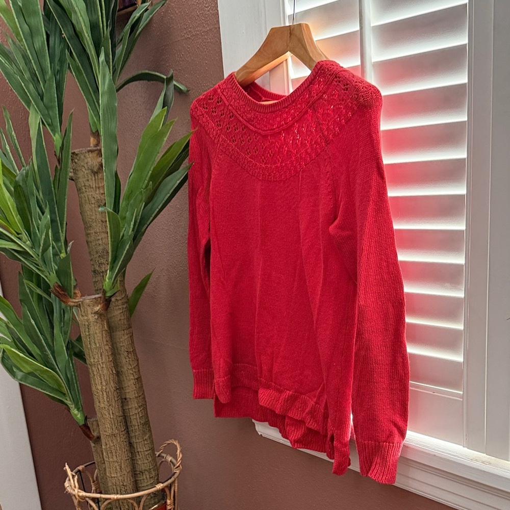 Women's Red Sweater